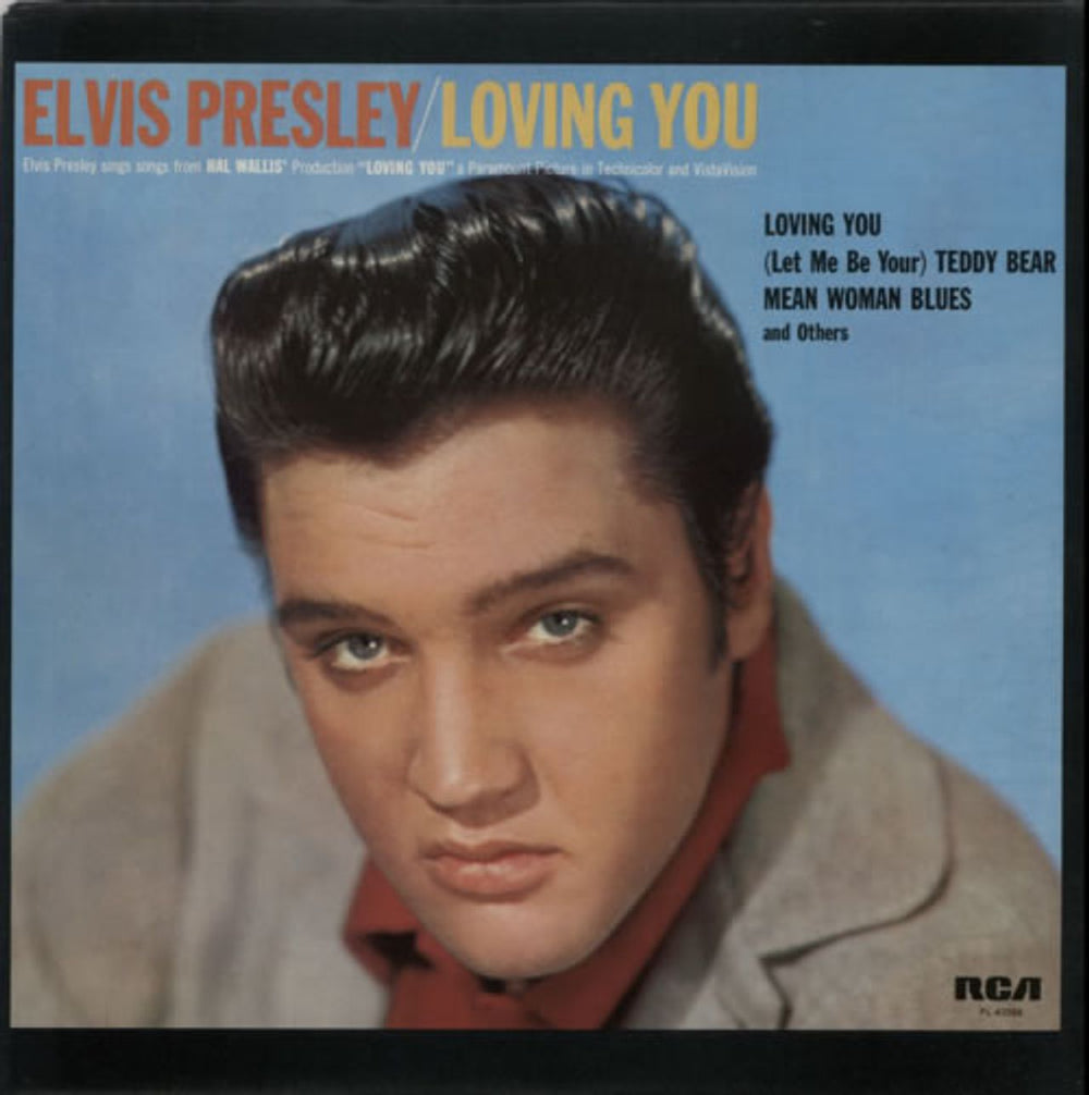 Elvis Presley Loving You UK vinyl LP album (LP record) PL42358