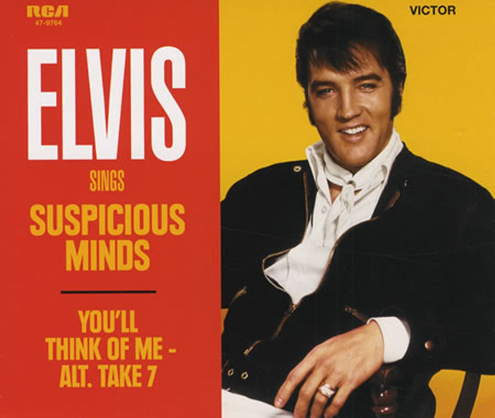 Elvis Presley Suspicious Minds UK CD single (CD5 / 5") 88697147212