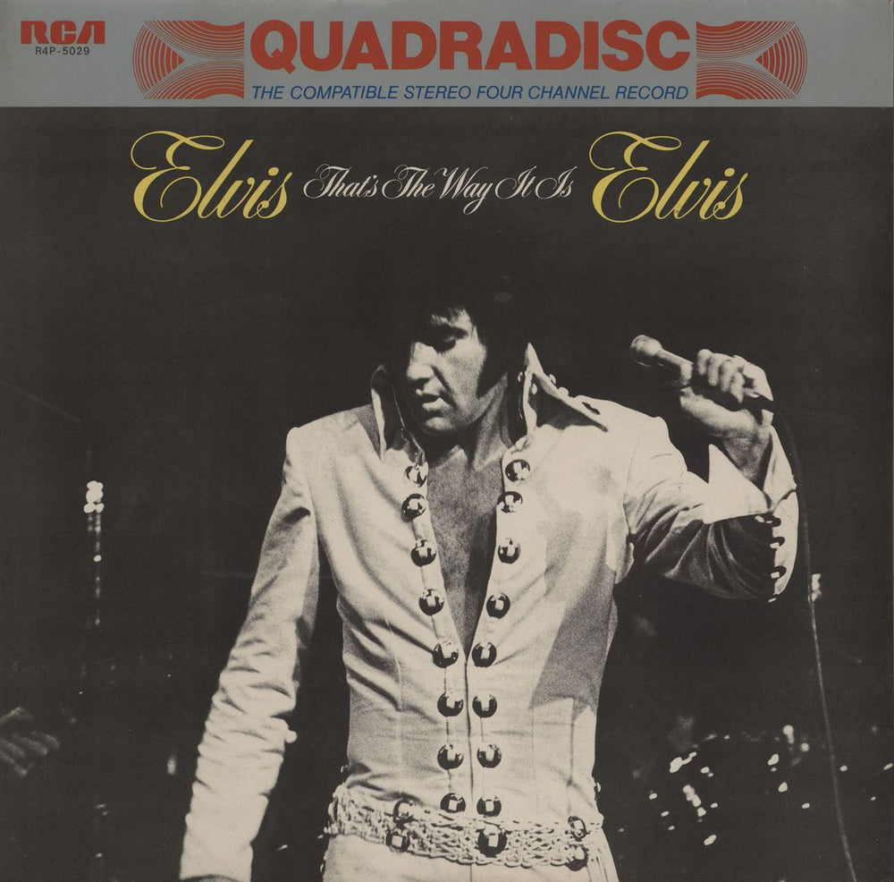 Elvis Presley That's The Way It Is - Quad Japanese vinyl LP album (LP record) R4P-5029