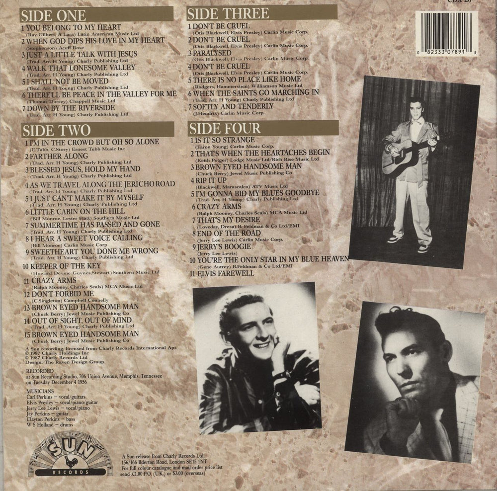 Elvis Presley The Complete Million Dollar Sessions UK 2-LP vinyl record set (Double LP Album) 082333078918