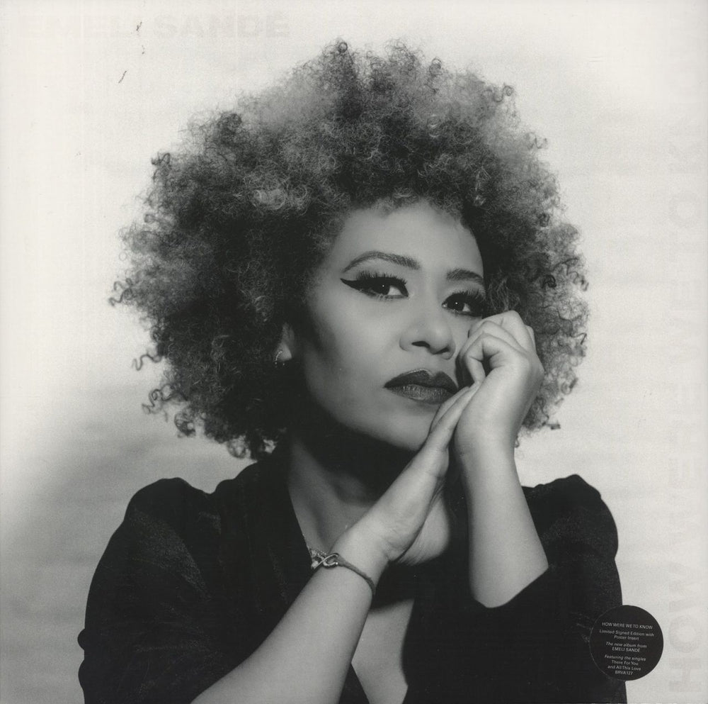 Emeli Sande How Were We To Know + Autographed Poster - Sealed UK vinyl LP album (LP record) EQELPHO854553