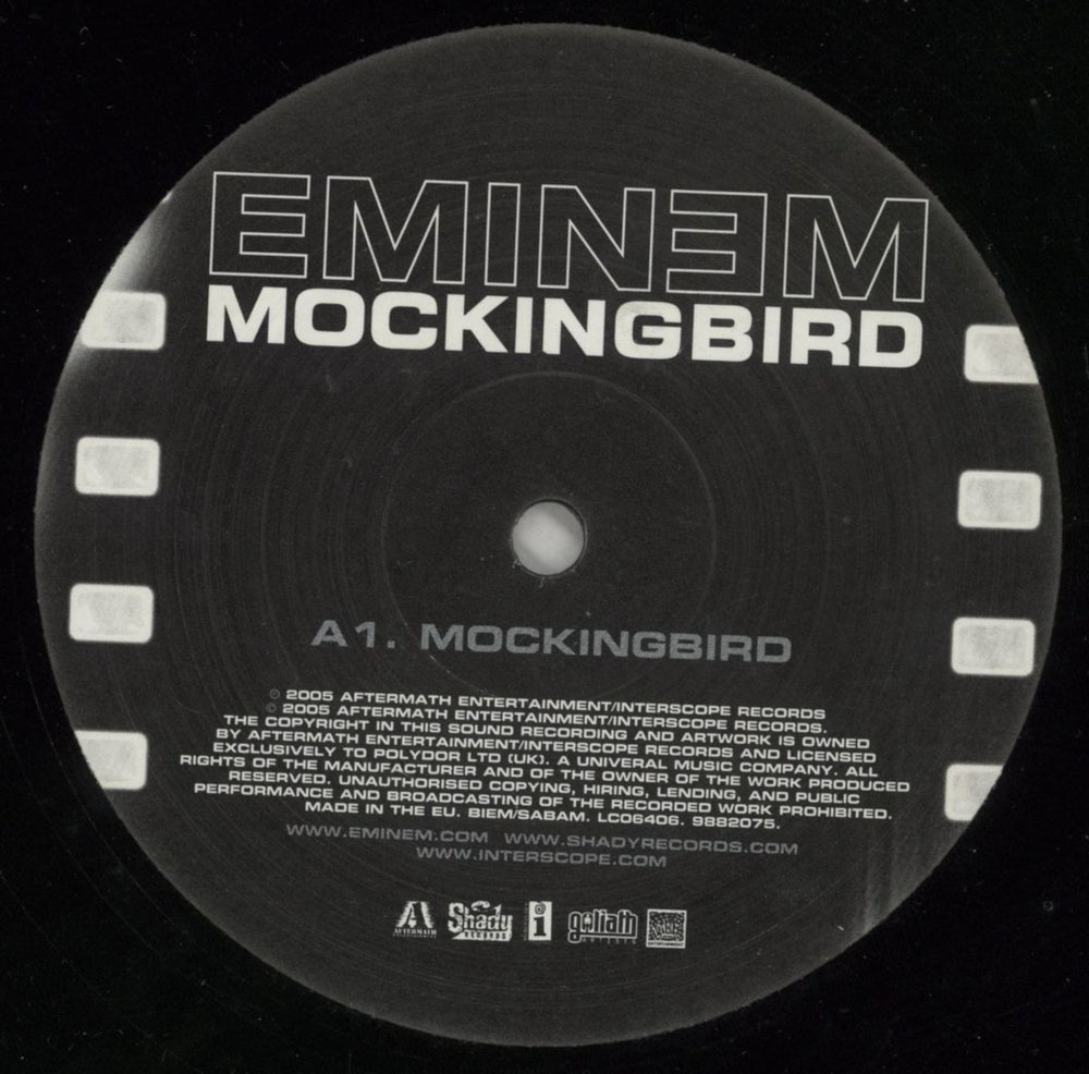 Eminem Mockingbird UK 12" vinyl single (12 inch record / Maxi-single) INE12MO323327