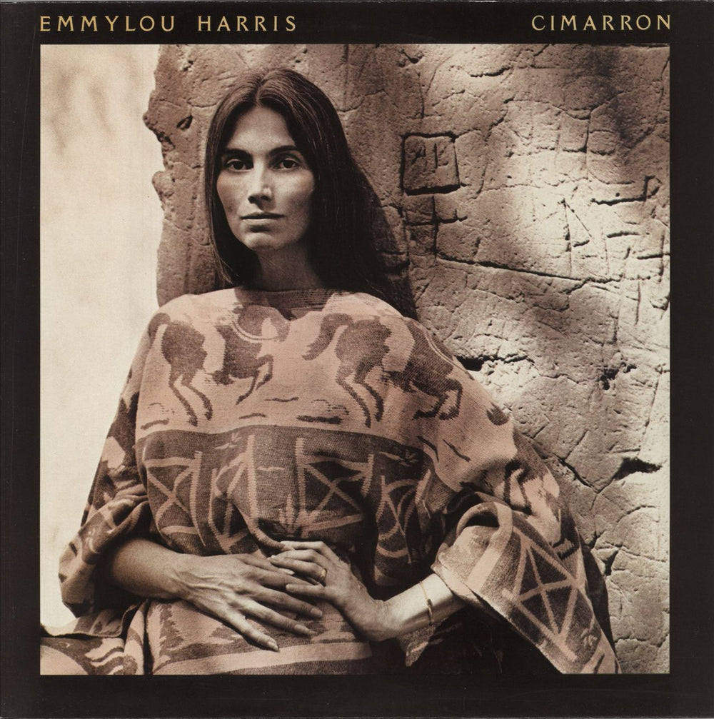 Emmylou Harris Cimarron UK vinyl LP album (LP record) K56955