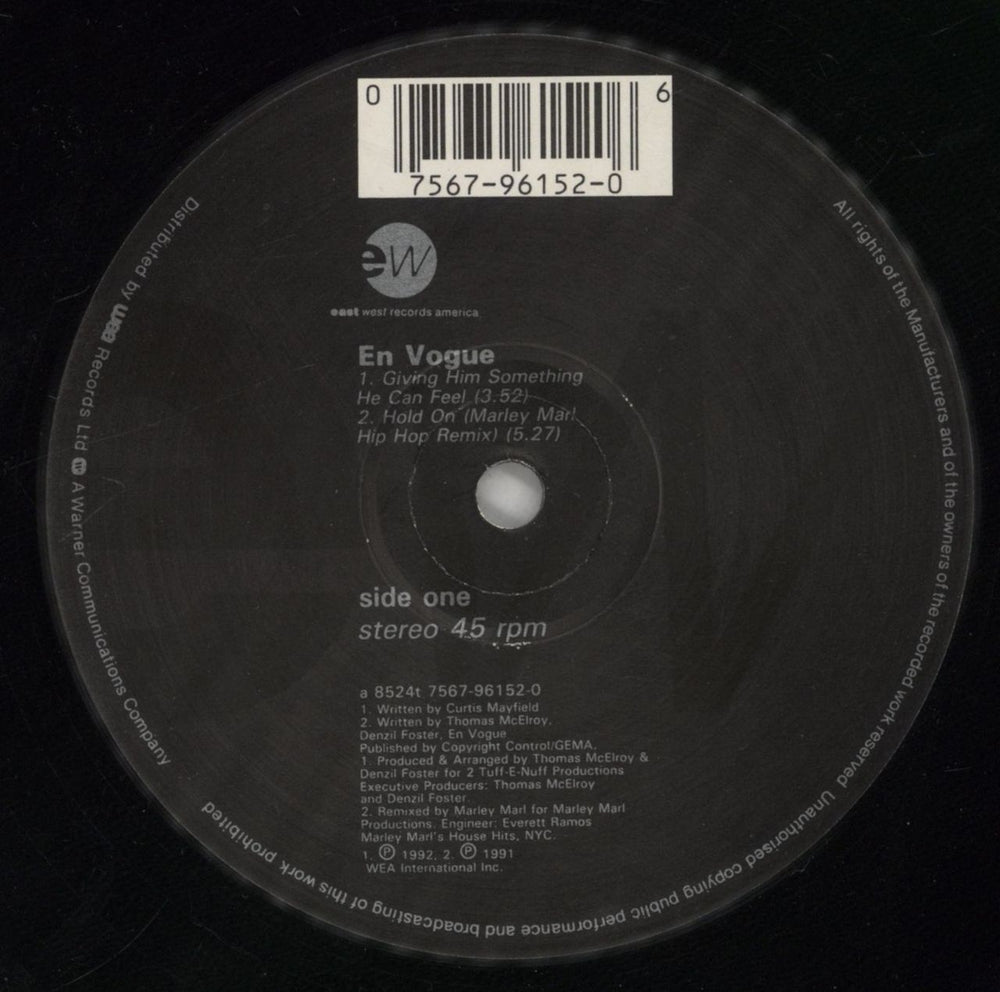 En Vogue Giving Him Something He Can Feel UK 12" vinyl single (12 inch record / Maxi-single) ENV12GI861313