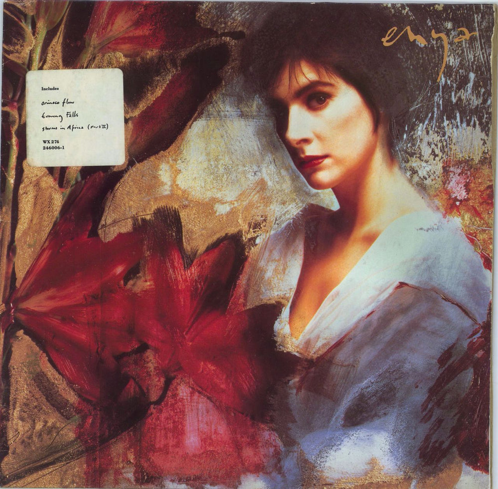 Enya Watermark - 2nd Issue - Hype Sticker UK vinyl LP album (LP record) WX274