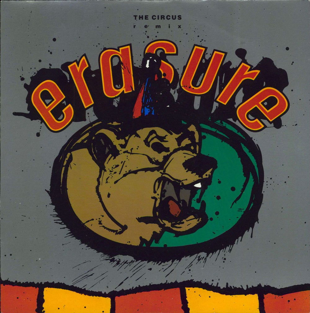 Erasure The Circus (Remix) UK 7" vinyl single (7 inch record / 45) MUTE66