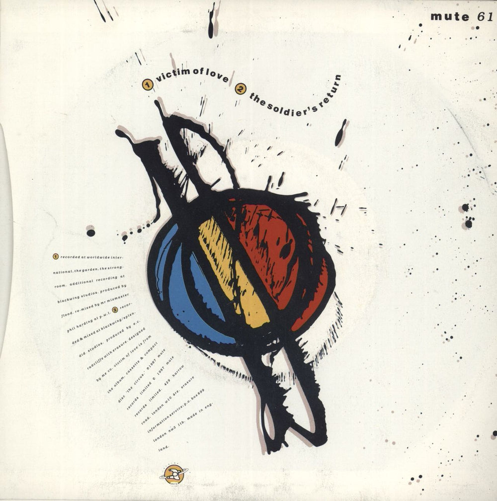 Erasure Victim Of Love - Juke Box - P/S UK 7" vinyl single (7 inch record / 45)