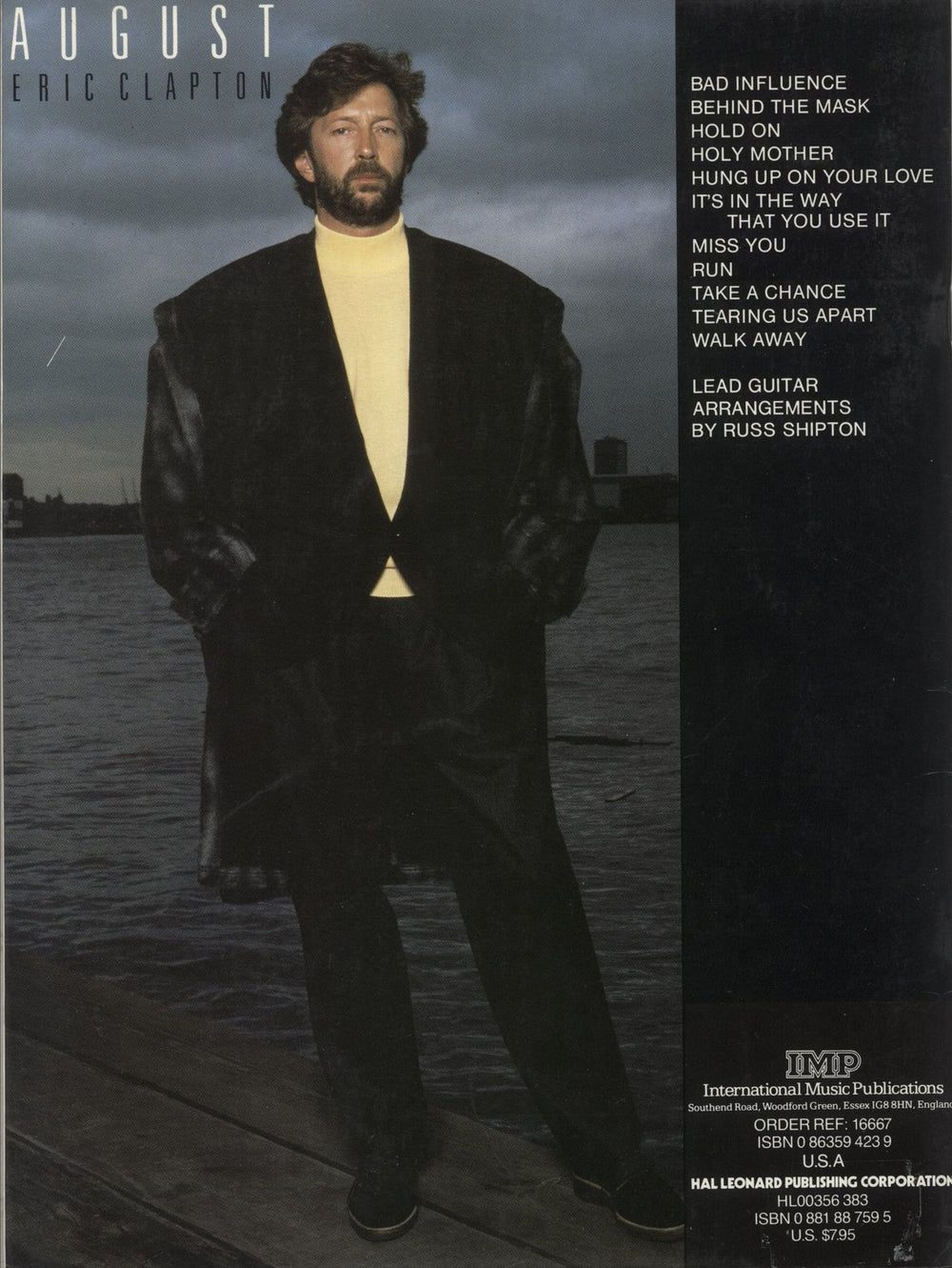 Eric Clapton August UK book