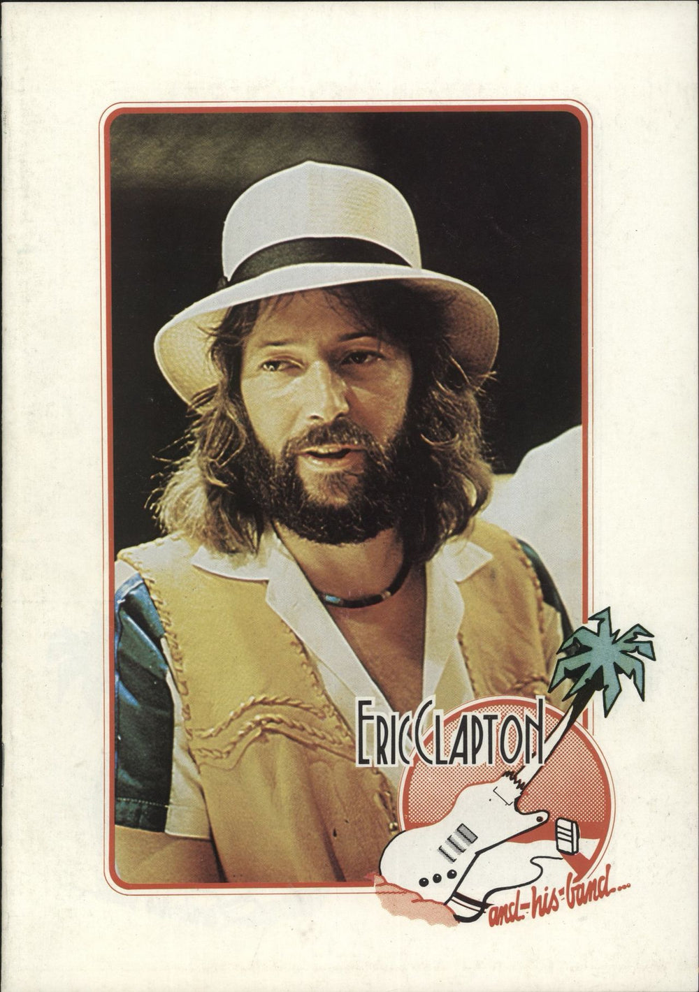 Eric Clapton Eric Clapton And His Band UK tour programme TOUR PROGRAMME