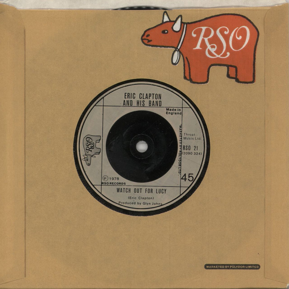 Eric Clapton Promises UK 7" vinyl single (7 inch record / 45)