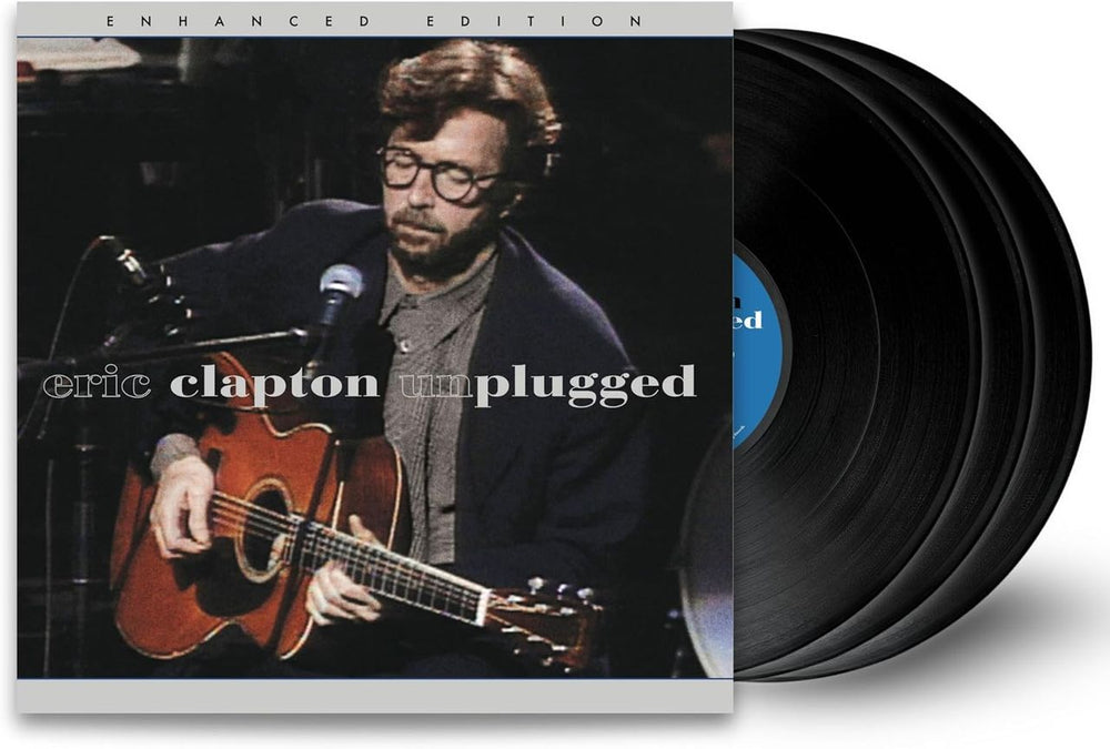 Eric Clapton Unplugged | Enhanced Edition - Extended, Remixed & Remastered - Sealed US 3-LP vinyl record set (Triple LP Album) 68540-1