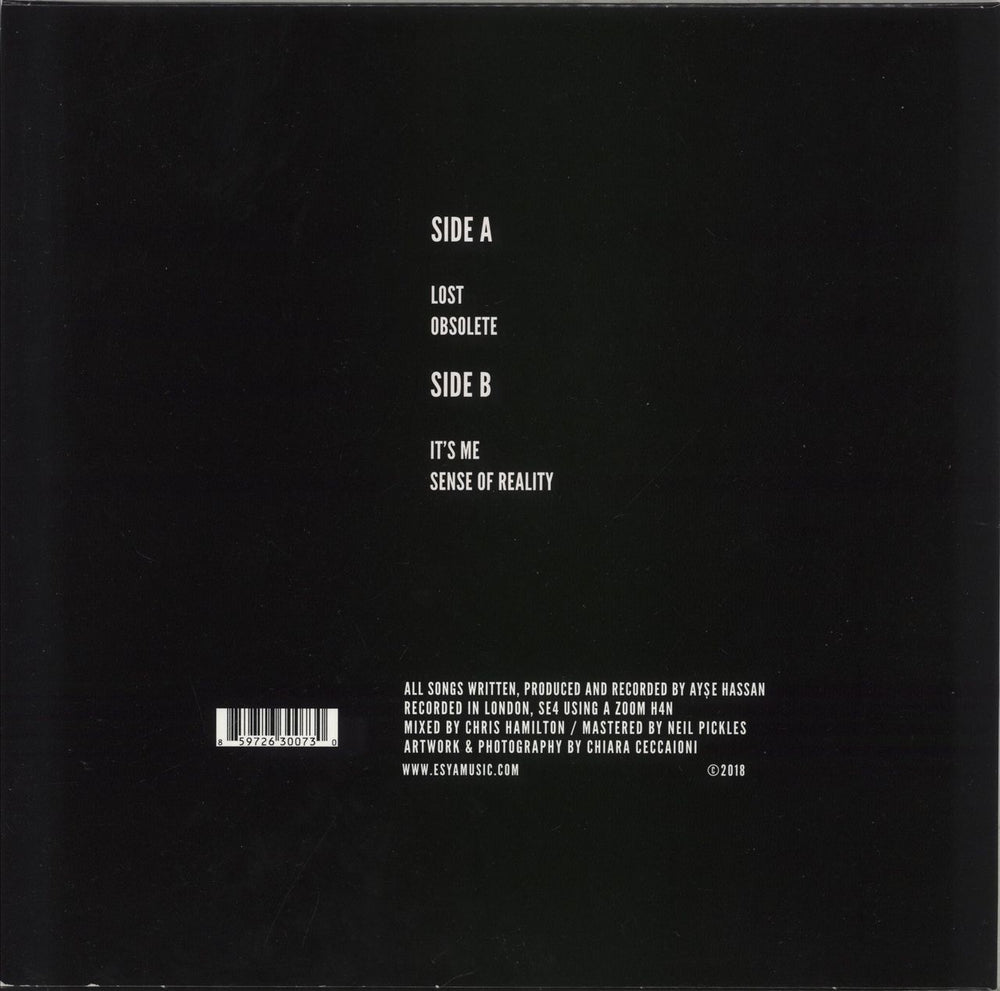 Esya Absurdity Of Being - Autographed UK 10" vinyl single (10 inch record) 859726300730