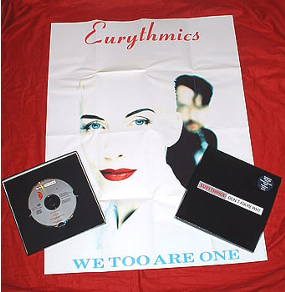 Eurythmics Don't Ask Me Why - Box + Poster UK CD single (CD5 / 5") DACD20