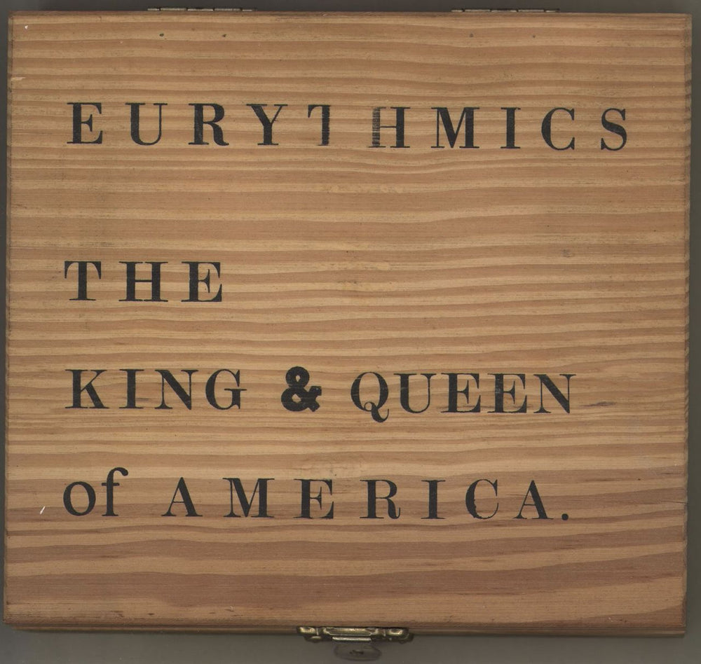 Eurythmics The King And Queen Of America + Wooden Box UK CD single (CD5 / 5") DACD23