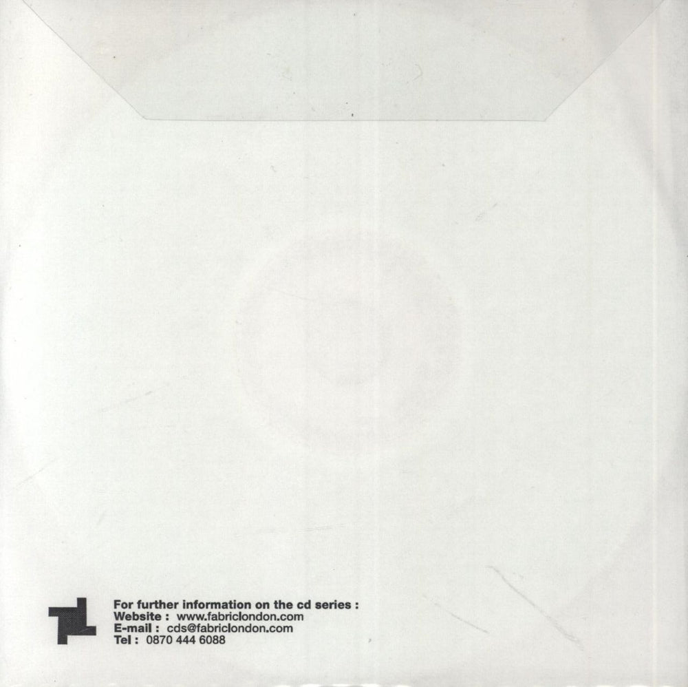 Fabric Bugz In The Attic UK Promo CD-R acetate