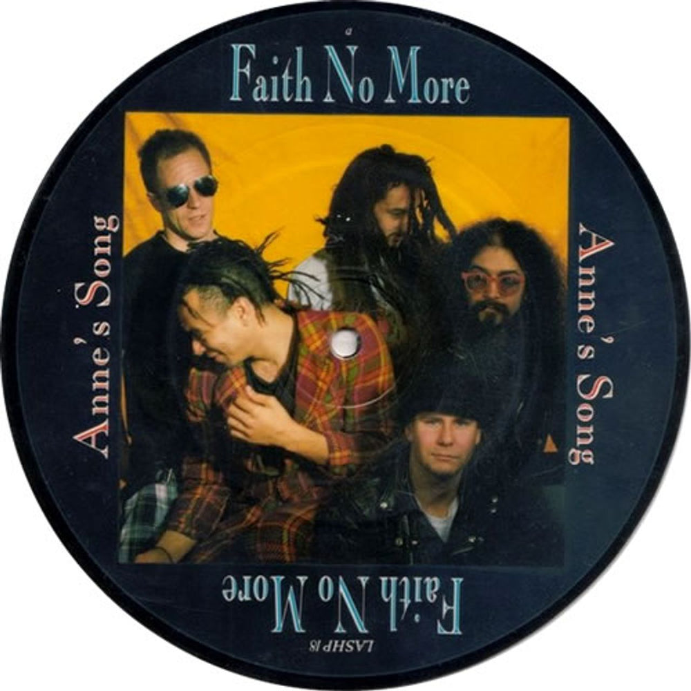 Faith No More Anne's Song UK 7" vinyl picture disc (7 inch picture disc single) LASHP18