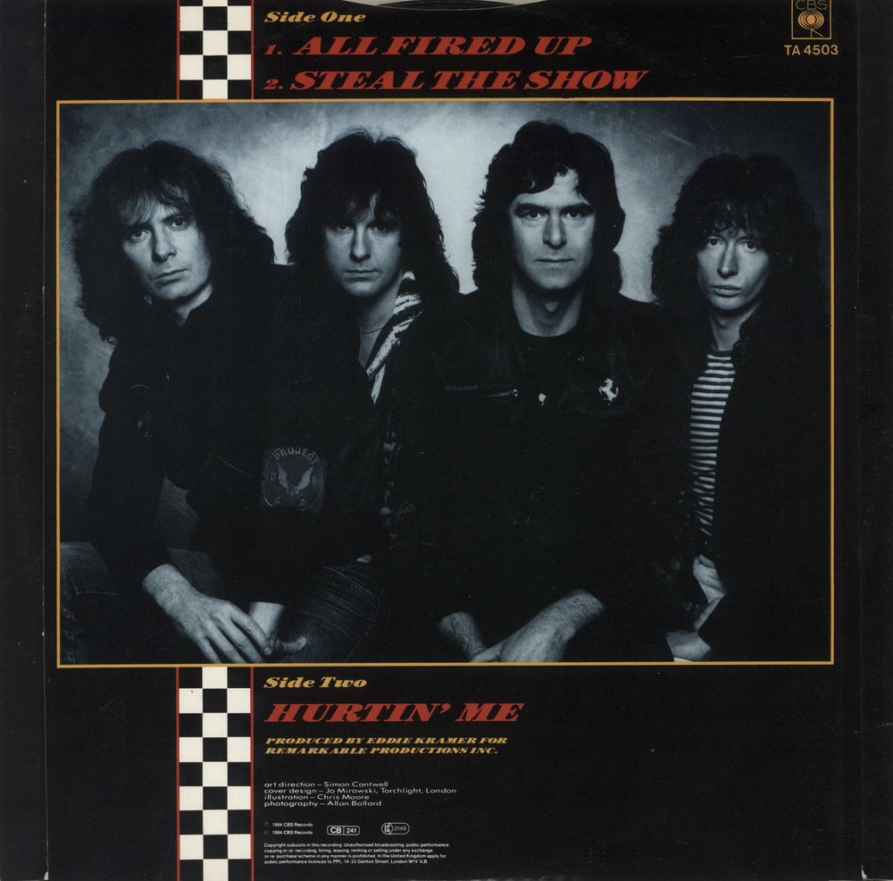 Fastway All Fired Up UK 12" vinyl single (12 inch record / Maxi-single)