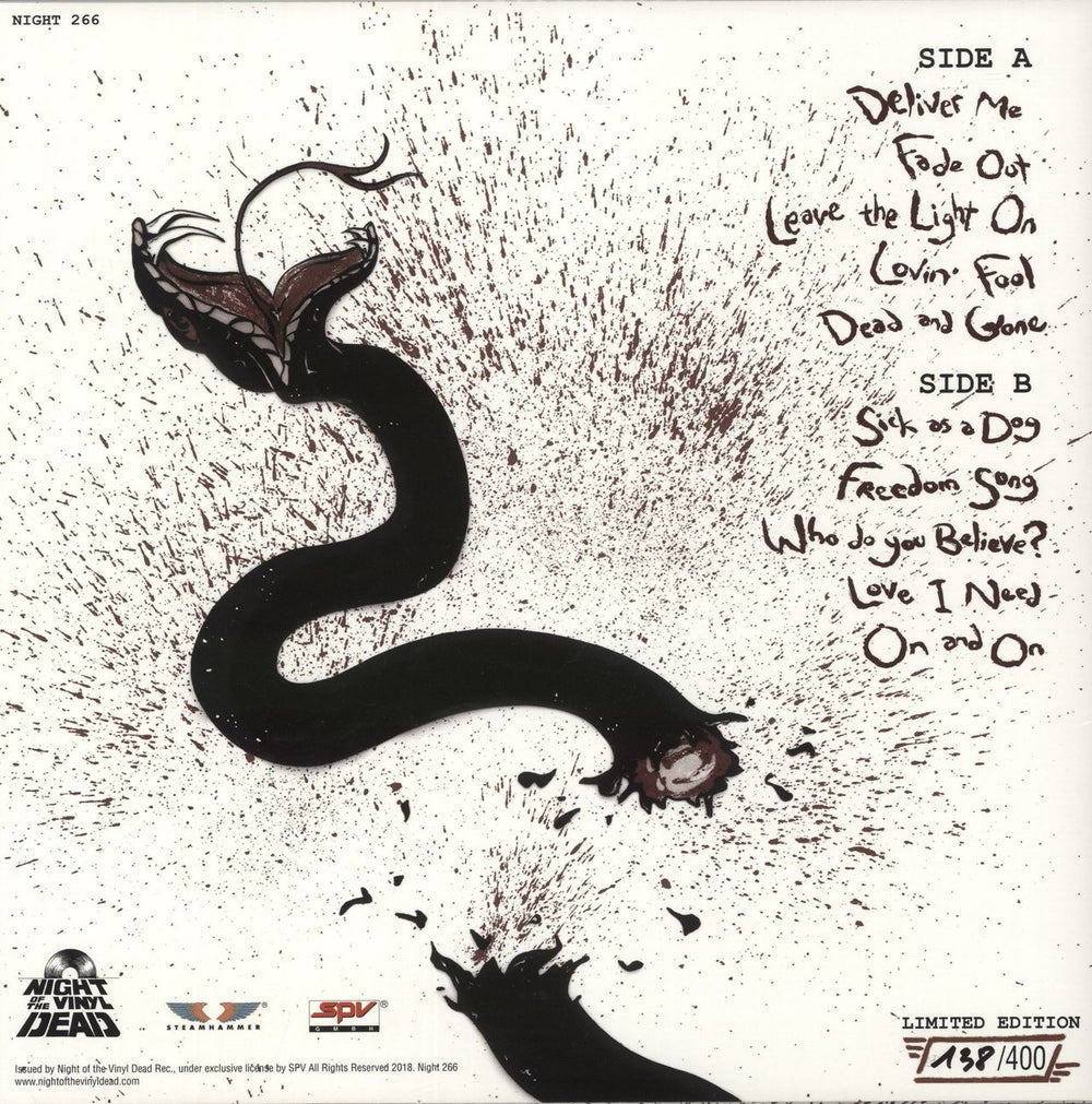 Fastway Eat Dog Eat - Numbered German vinyl LP album (LP record)