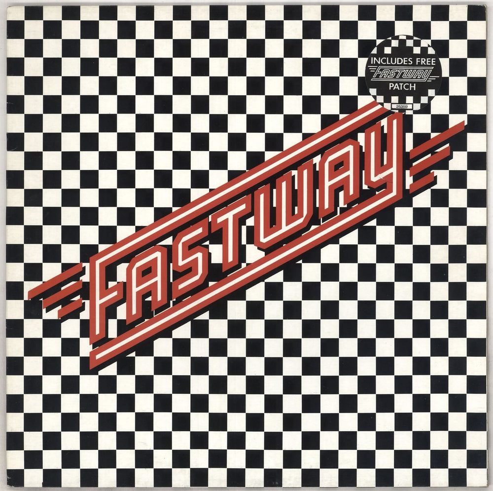 Fastway Fastway - Stickered Sleeve UK vinyl LP album (LP record) 25359