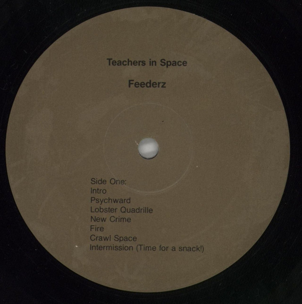 Feederz Teachers In Space + Sticker US vinyl LP album (LP record) 87KLPTE864094