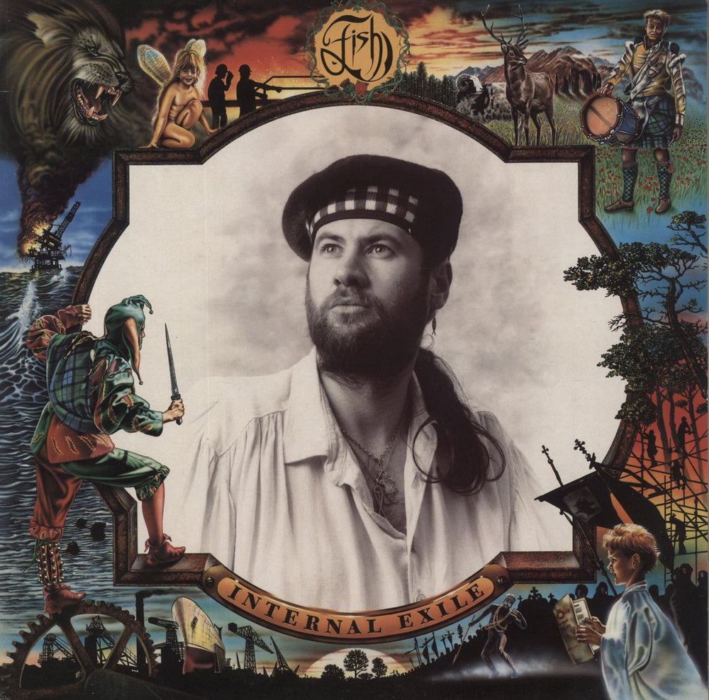 Fish Internal Exile UK vinyl LP album (LP record) 511049-1