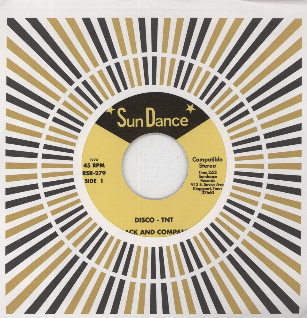 Flack And Company Disco - Tnt US 7" vinyl single (7 inch record / 45) NUM045.14