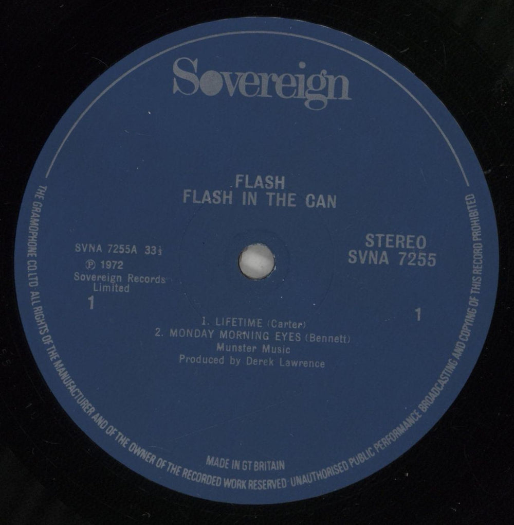 Flash (70s) In The Can UK vinyl LP album (LP record) F-SLPIN597157