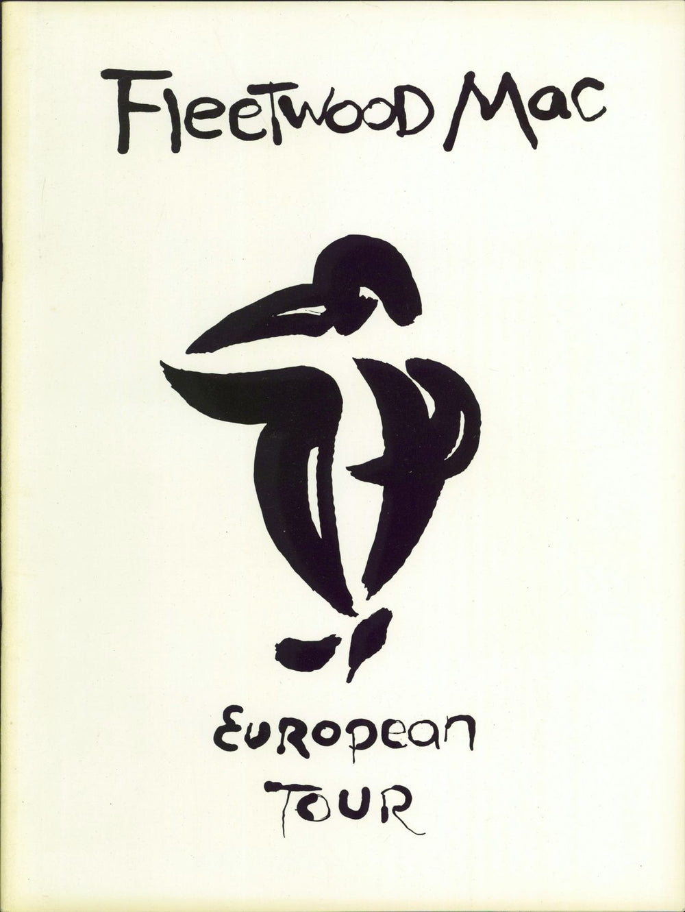 Fleetwood Mac European Tour + Ticket Stub UK tour programme TOUR PROGRAMME