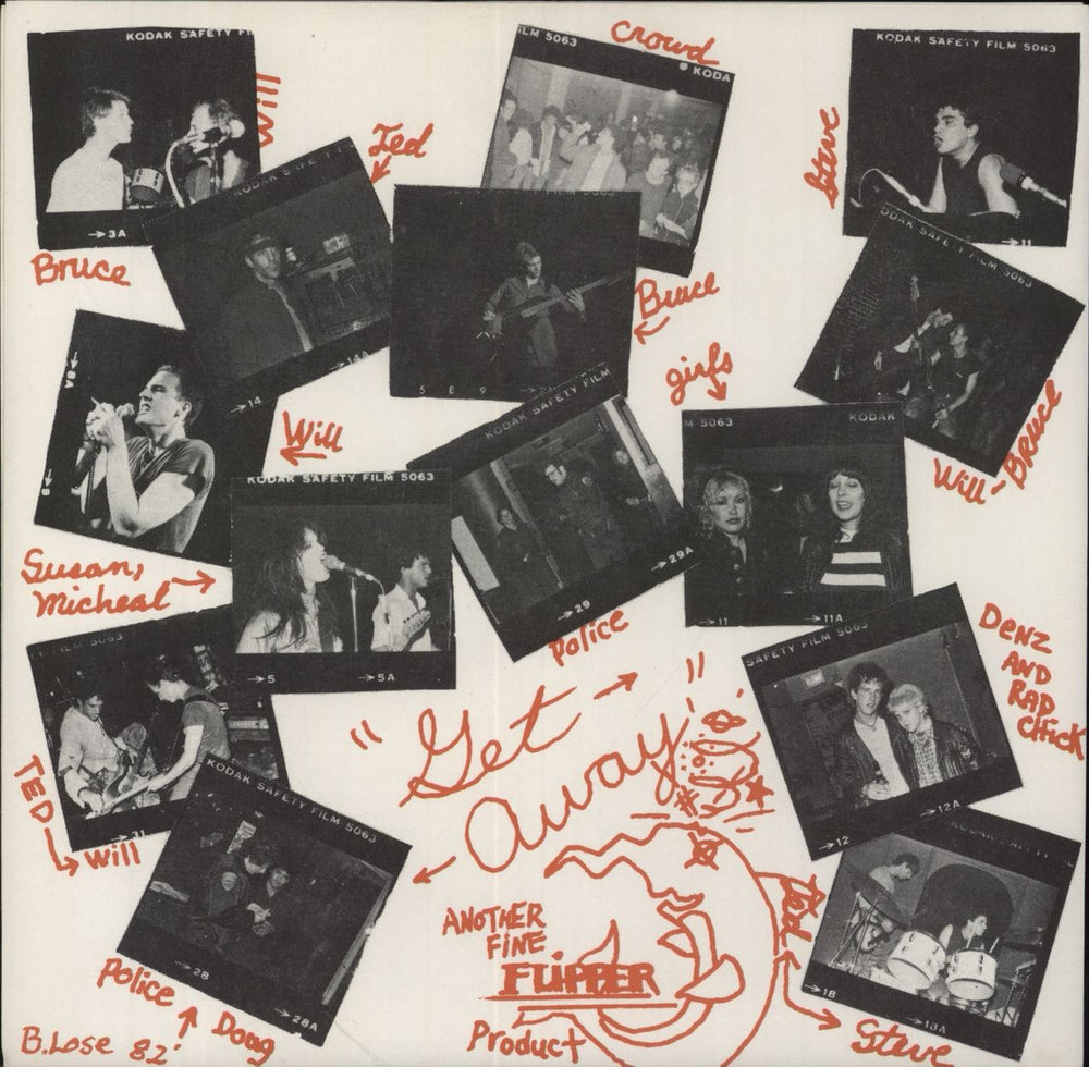 Flipper Get Away - Green Vinyl US 7" vinyl single (7 inch record / 45)