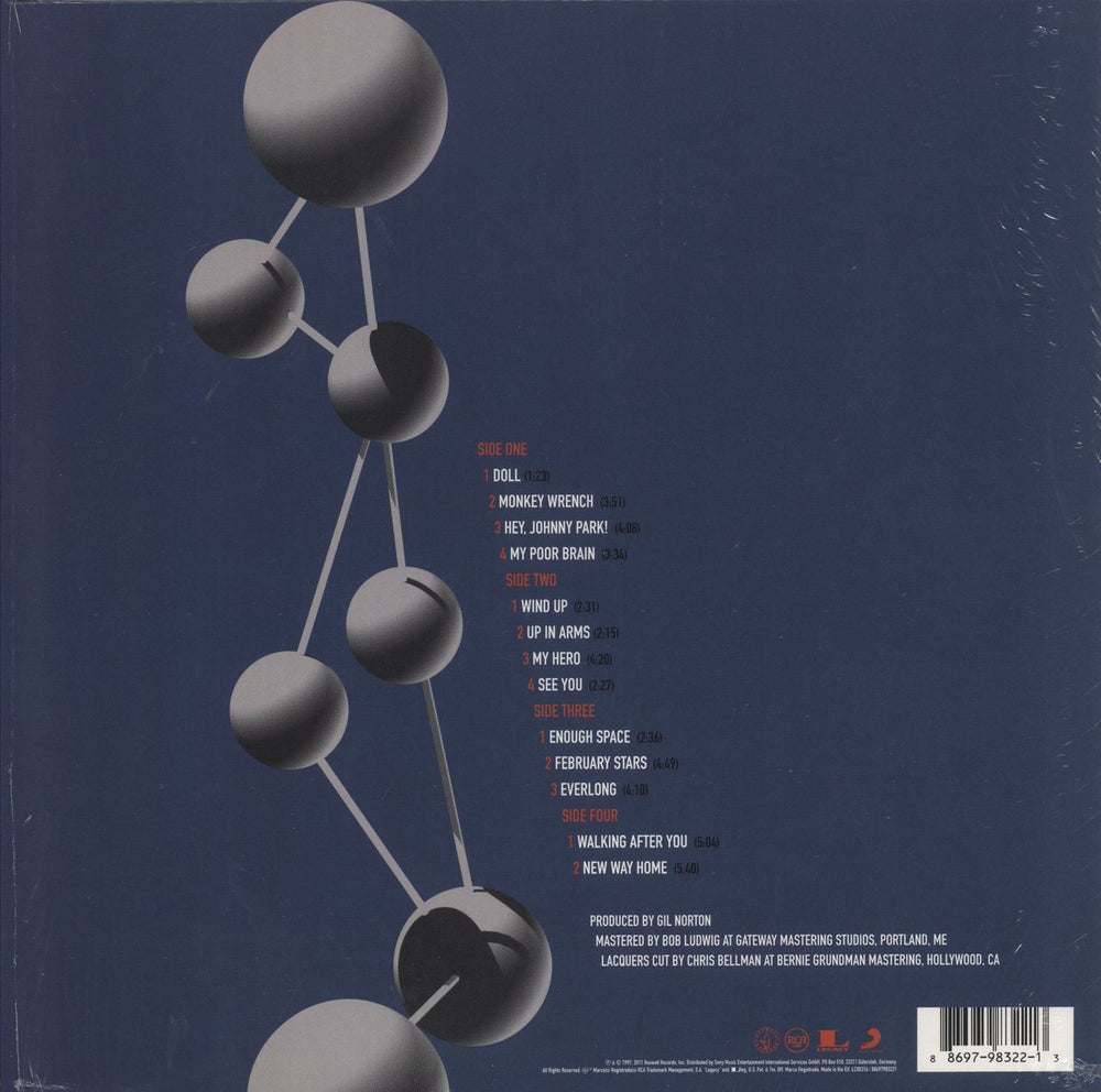 Foo Fighters The Colour And The Shape - 180gm UK 2-LP vinyl record set (Double LP Album) 886979832213