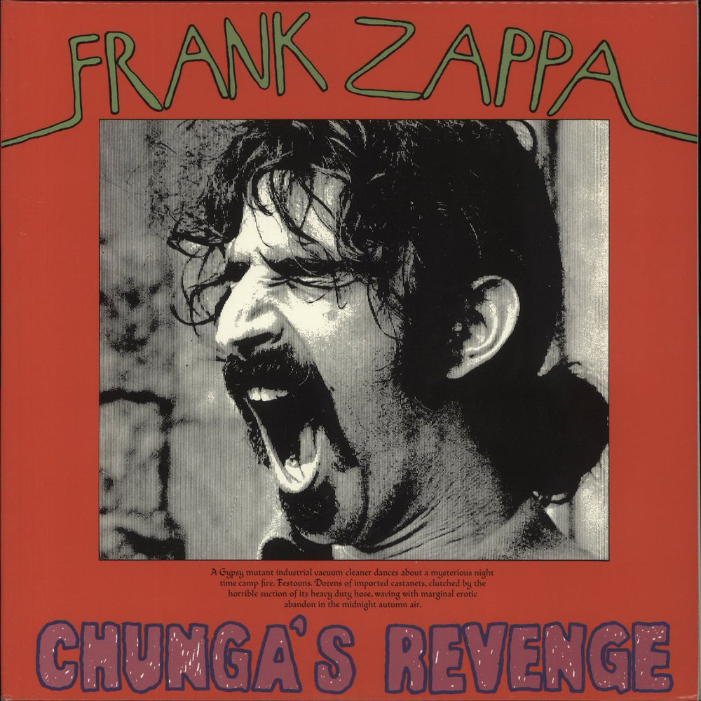 Frank Zappa Chunga's Revenge: Remastered - 180gm UK vinyl LP album (LP record) ZR3844-1