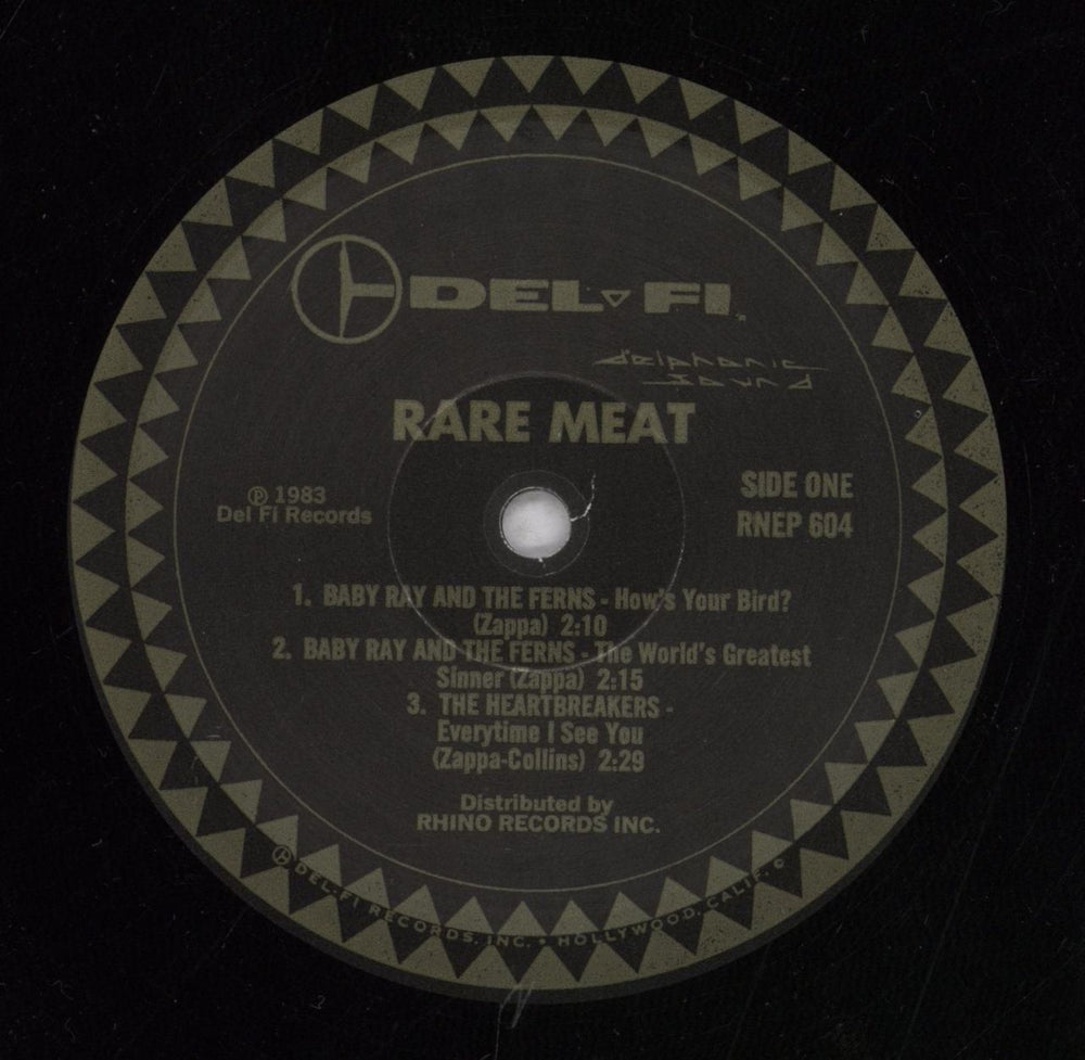 Frank Zappa Rare Meat - 1st US 12" vinyl single (12 inch record / Maxi-single) ZAP12RA355773