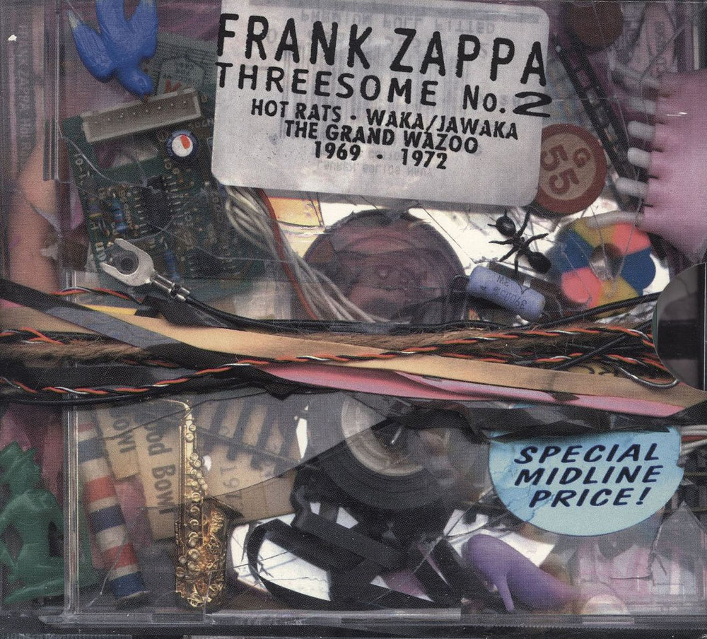 Frank Zappa Threesome No. 2 UK 3-CD album set (Triple CD) RCD40583