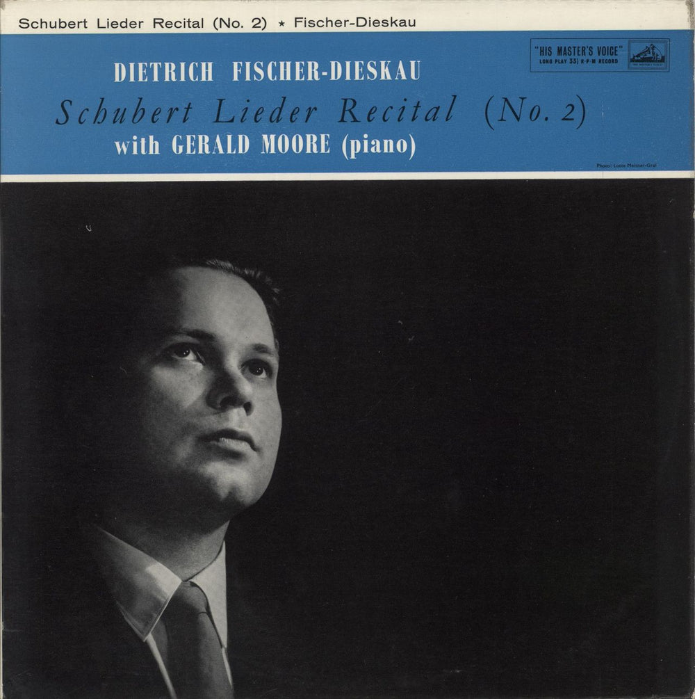 Franz Schubert Lieder Recital (No. 2) UK vinyl LP album (LP record) ALP1677