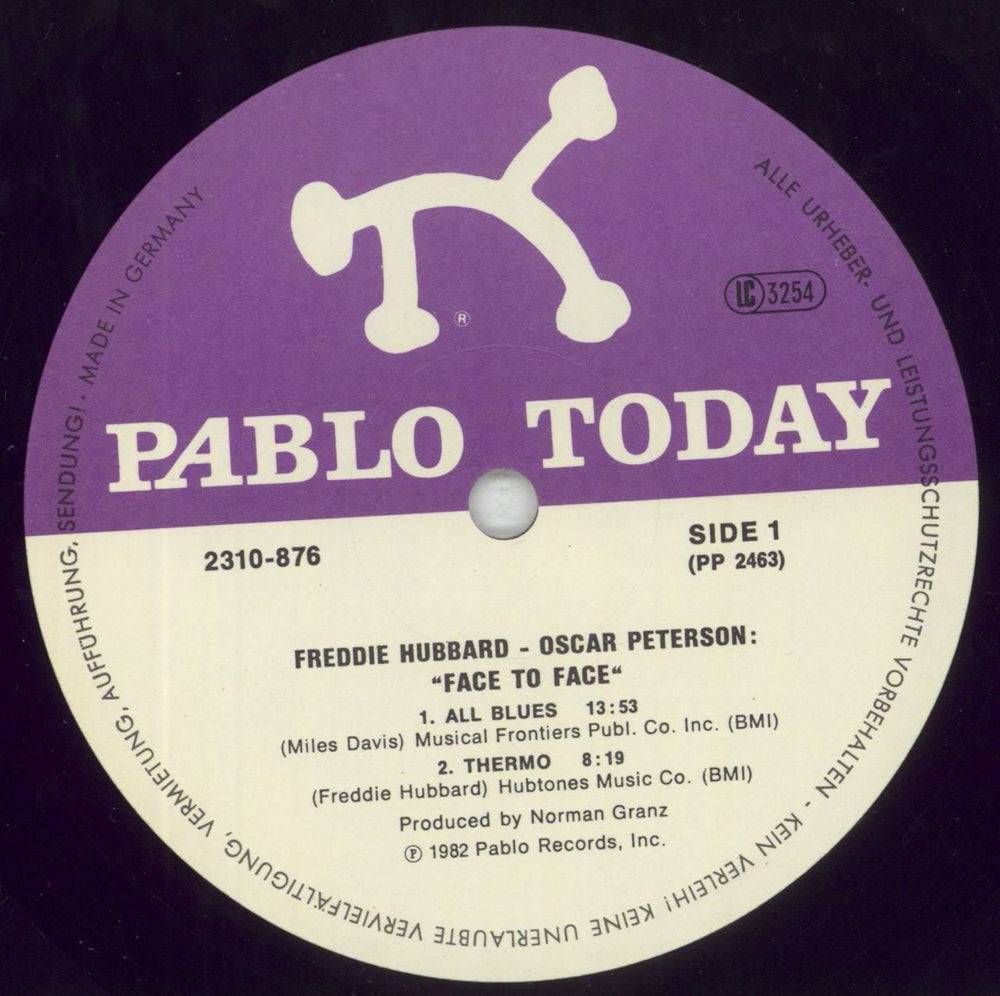 Freddie Hubbard Face To Face US vinyl LP album (LP record) FBHLPFA533620