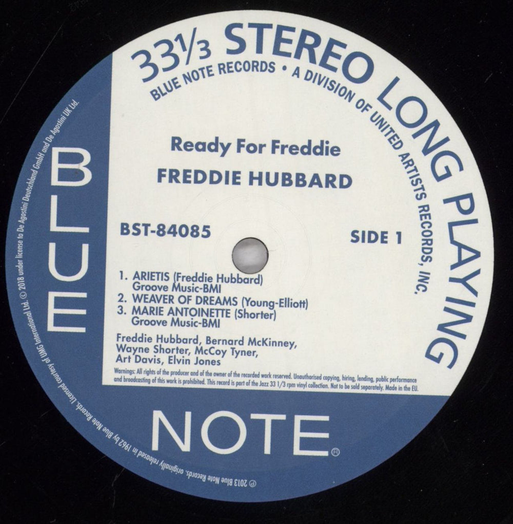 Freddie Hubbard Ready For Freddie - 180gm Vinyl + Booklet UK vinyl LP album (LP record) FBHLPRE832349