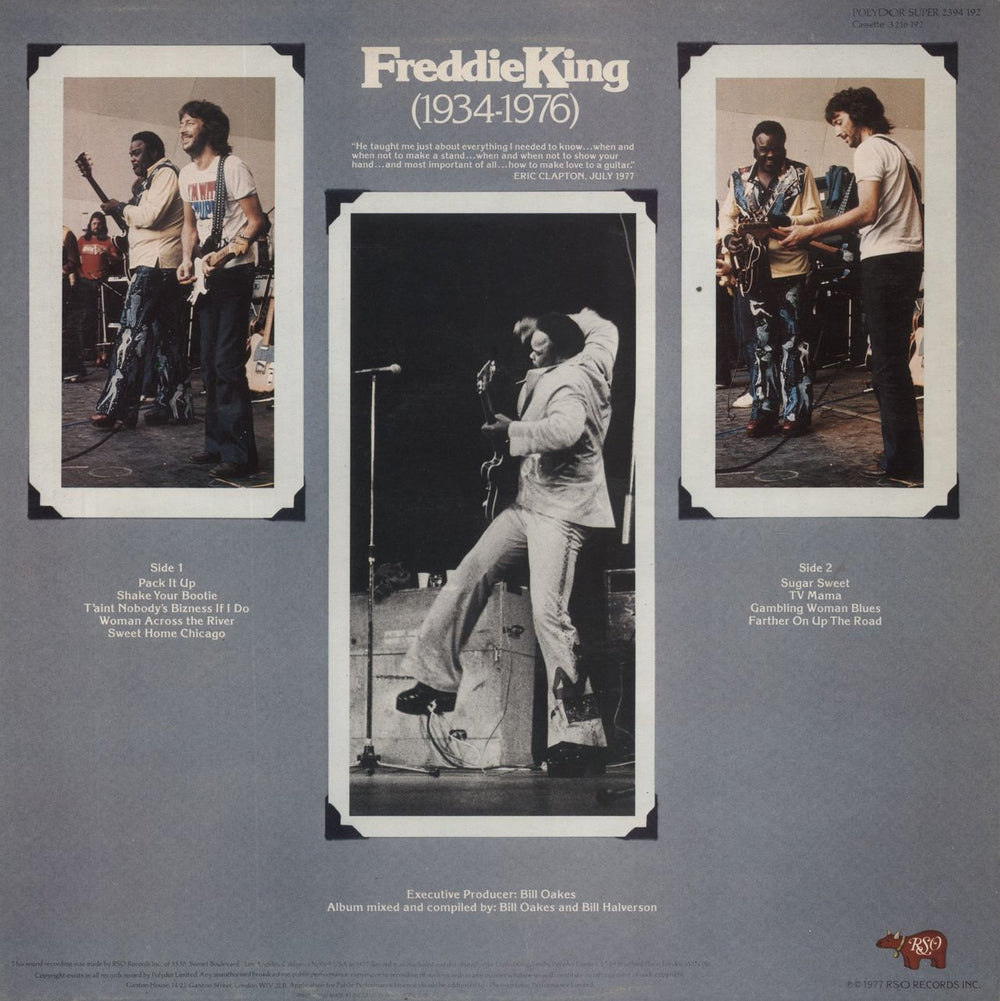 Freddie King Freddie King (1934-1976) UK vinyl LP album (LP record)