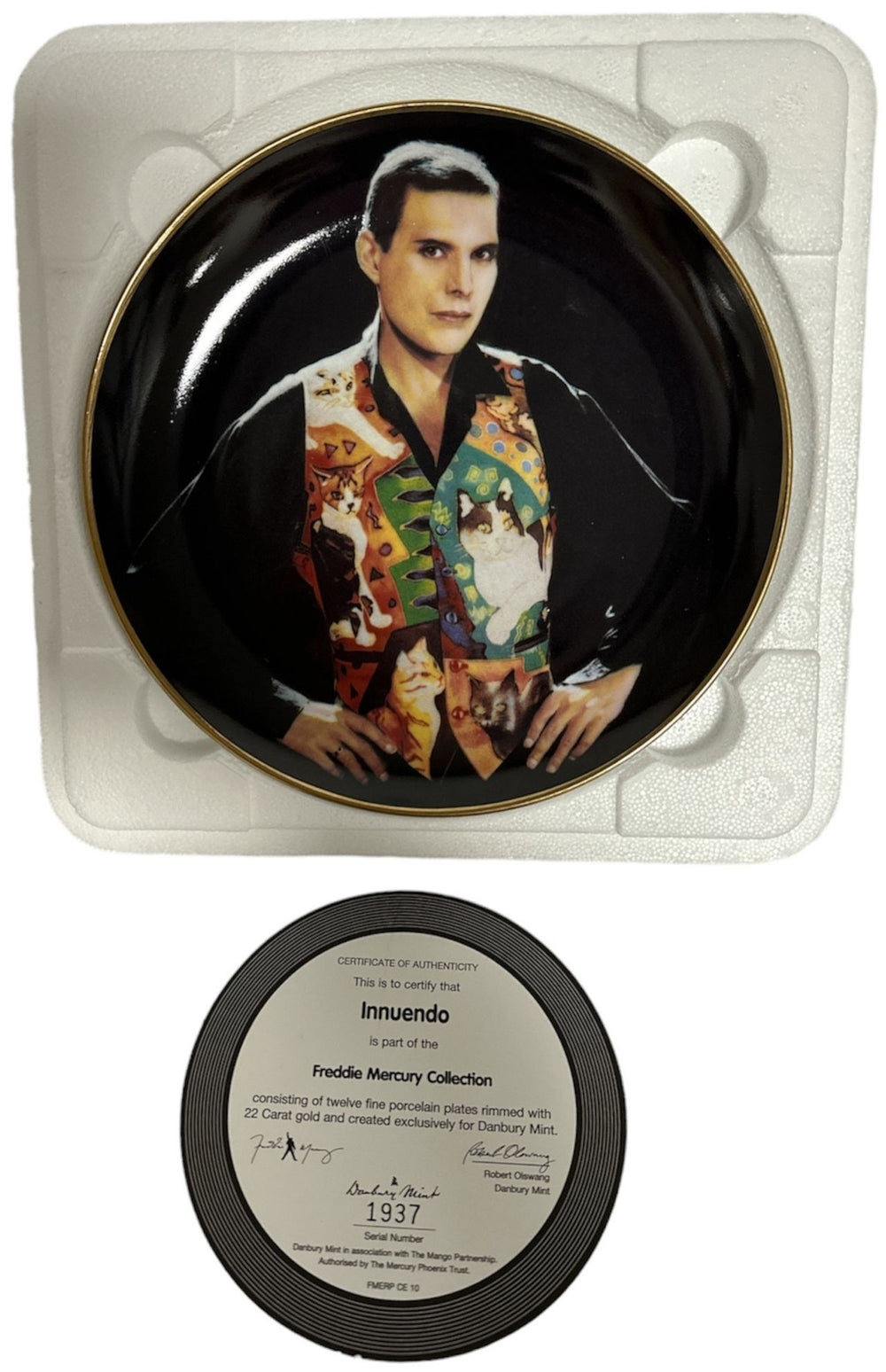Freddie Mercury Innuendo UK memorabilia SERIAL NUMBER 1937