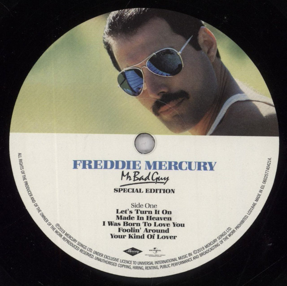 Freddie Mercury Mr Bad Guy - Special Edition UK vinyl LP album (LP record) MERLPMR844035