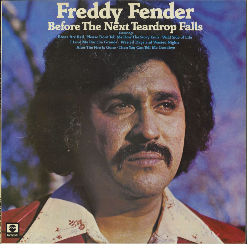 Freddy Fender Before The Next Teardrop Falls UK vinyl LP album (LP record) ABCL5132