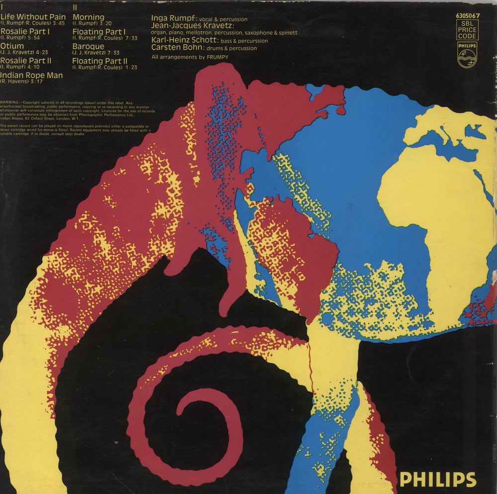 Frumpy All Will Be Changed UK vinyl LP album (LP record)