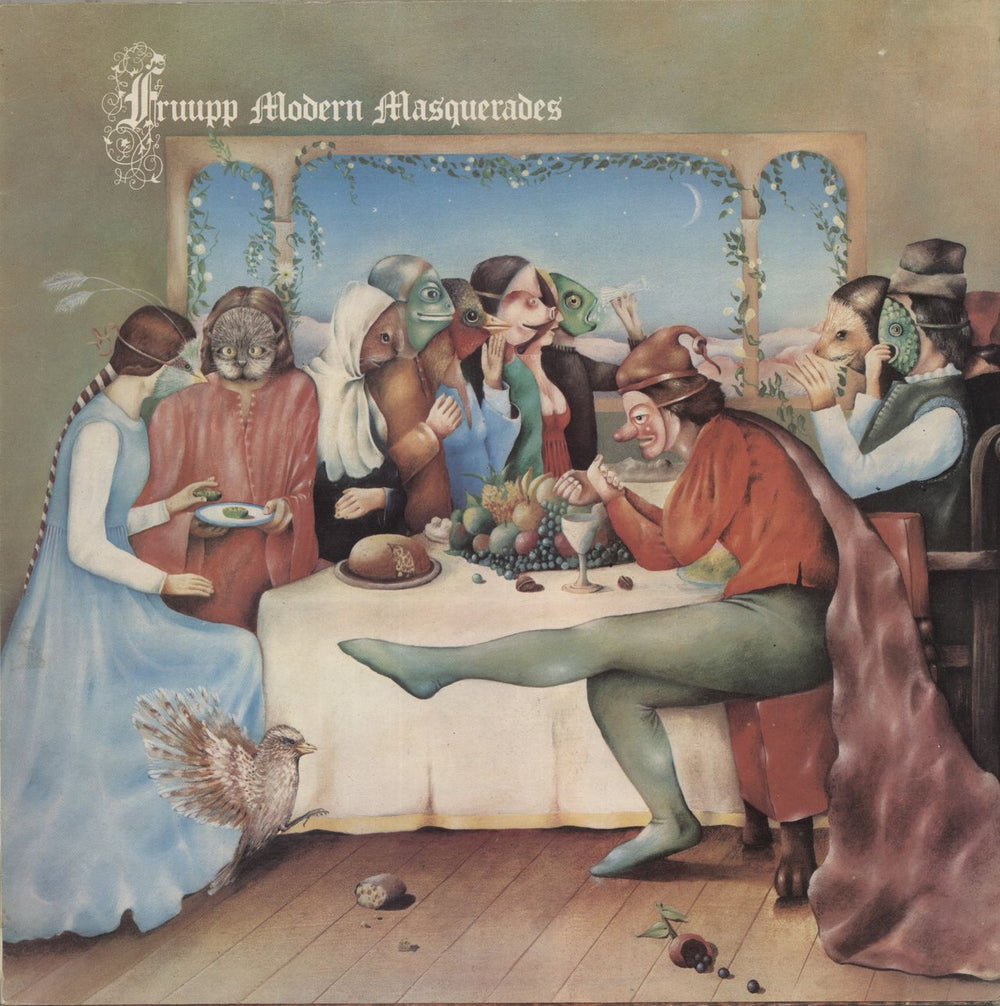 Fruupp Modern Masquerades + Insert - EX UK vinyl LP album (LP record) DNLS3070