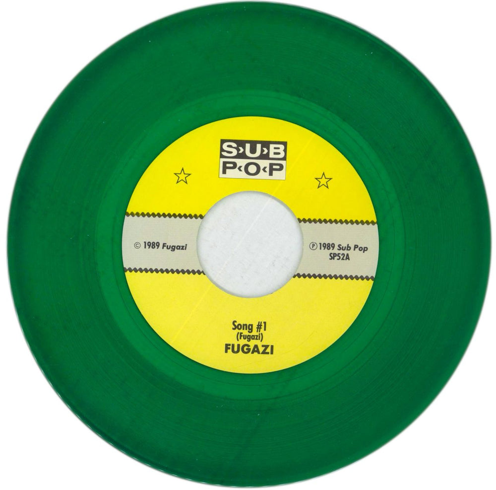 Fugazi SONG#2 US 7" vinyl single (7 inch record / 45) FUA07SO856949