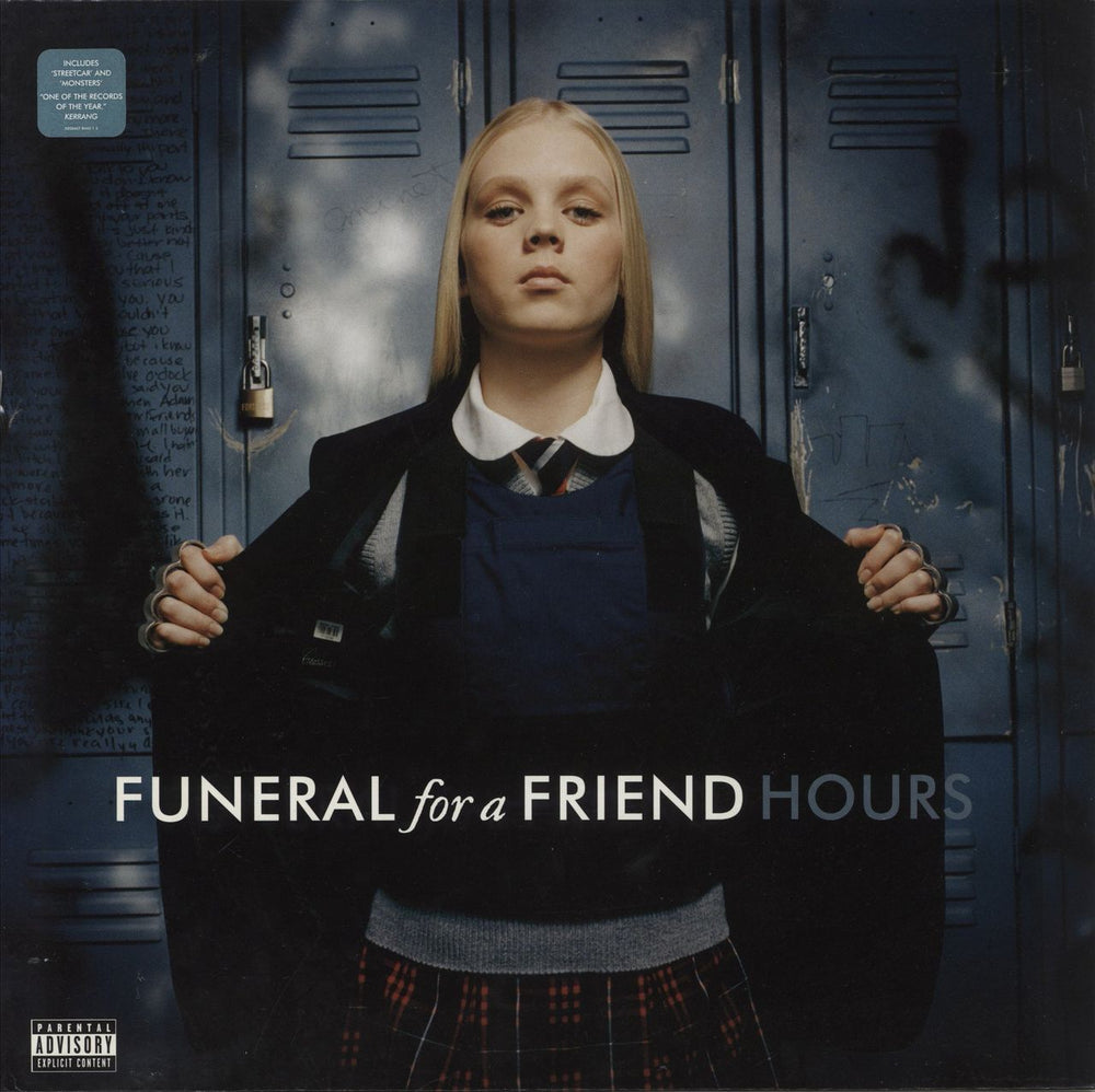Funeral For A Friend Hours UK 2-LP vinyl record set (Double LP Album) 5046784431
