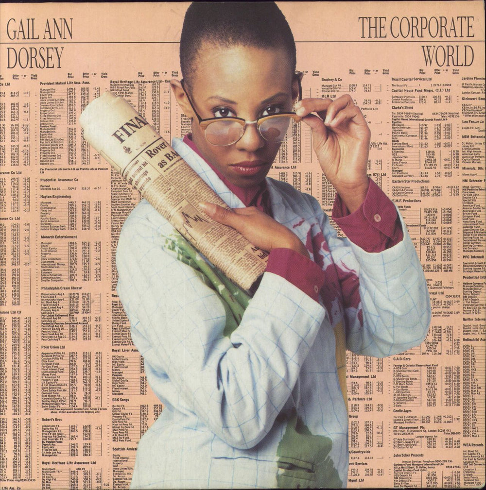 Gail Ann Dorsey The Corporate World UK vinyl LP album (LP record) WX220