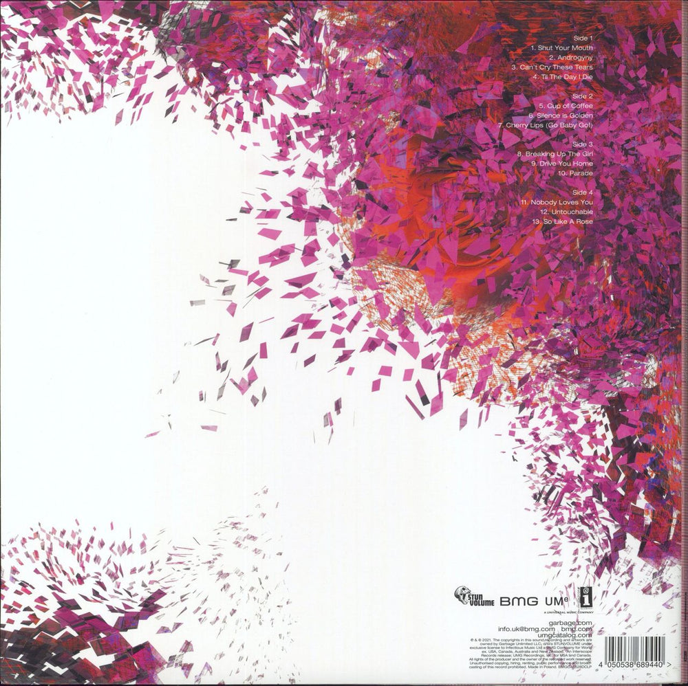 Garbage Beautiful Garbage: Remastered - 140gm White Vinyl UK 2-LP vinyl record set (Double LP Album) 4050538689440