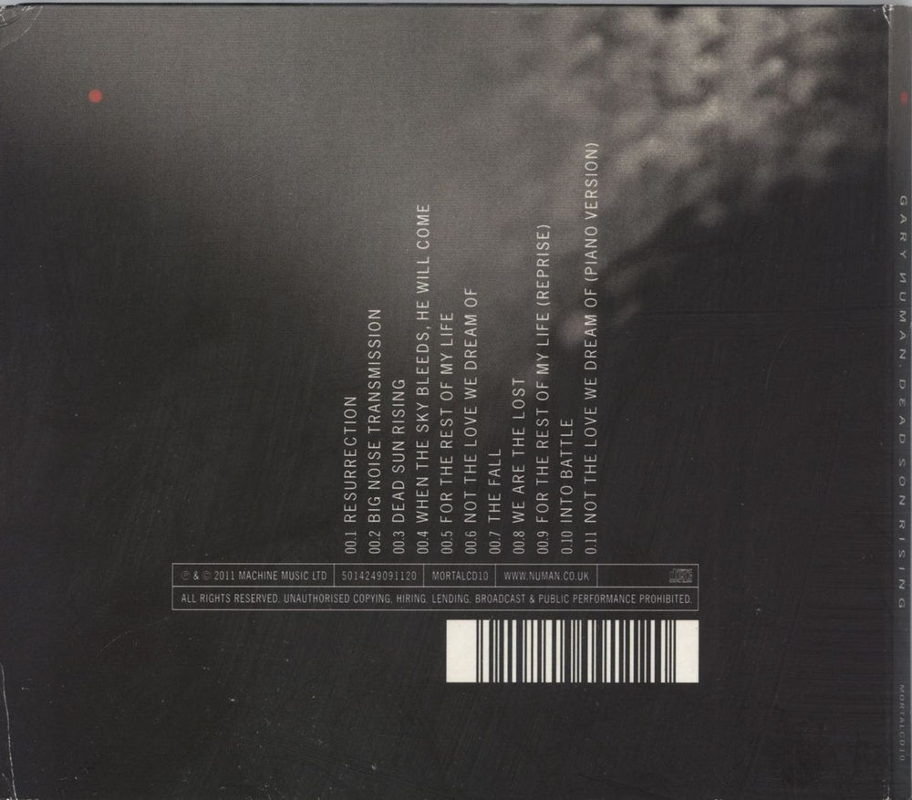 Gary Numan Dead Son Rising UK CD album (CDLP) NUMCDDE810276