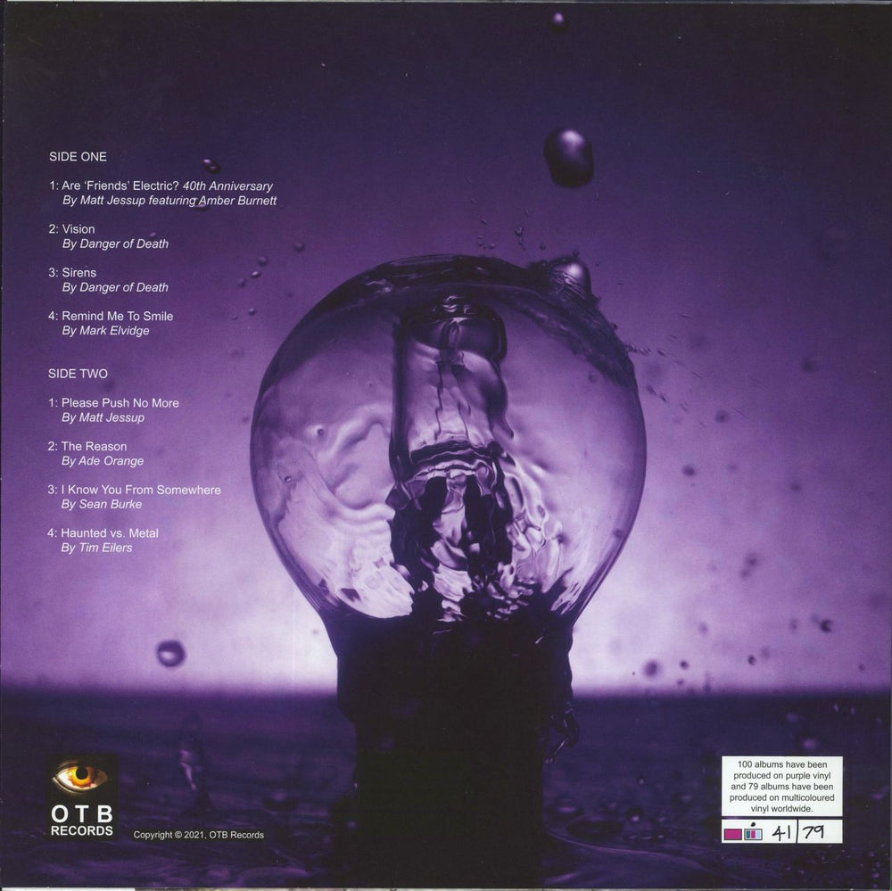 Gary Numan Fragmentation UK vinyl LP album (LP record)