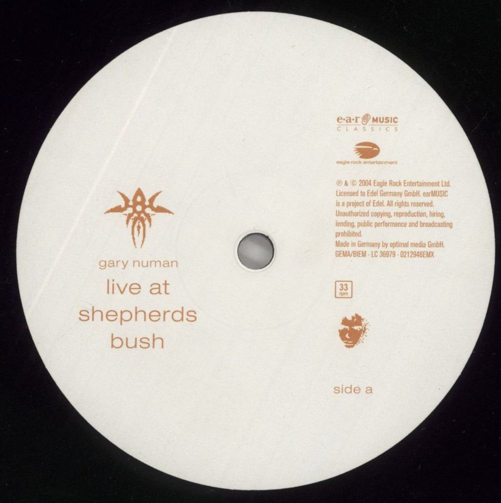 Gary Numan Live At Shepherds Bush Empire UK 2-LP vinyl record set (Double LP Album) NUM2LLI860953