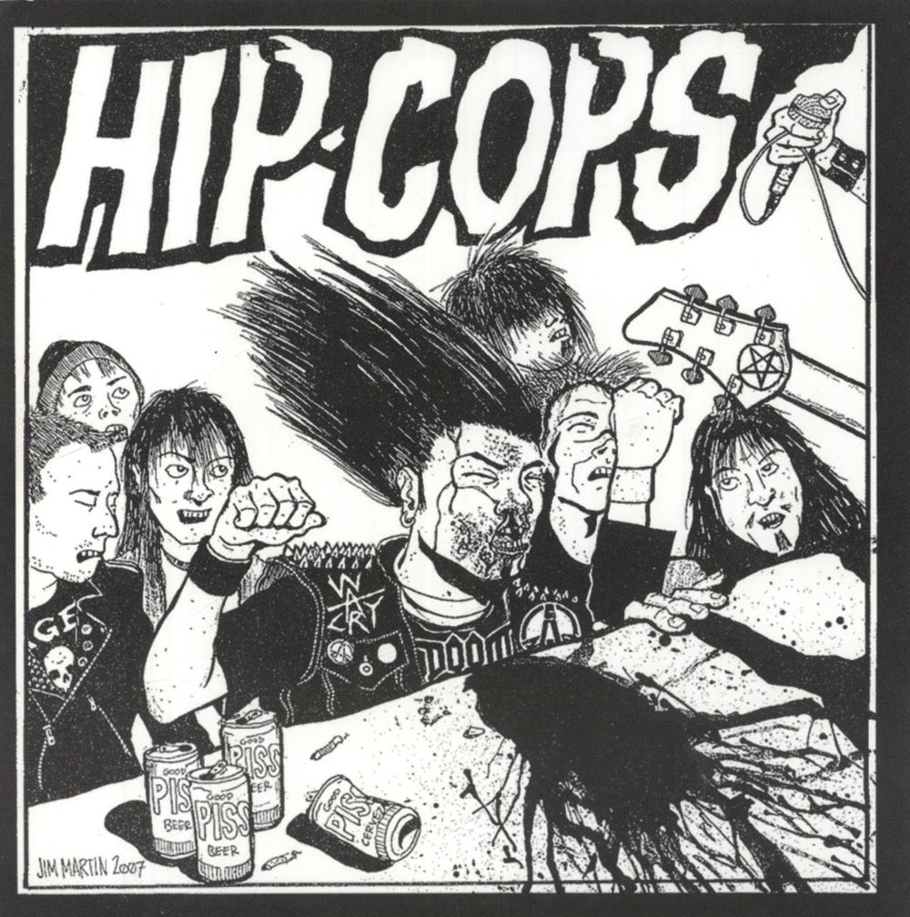 Gate Hip Cops / Gate US 7" vinyl single (7 inch record / 45) TLAL17